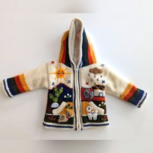 GRUPO Knit Children's Hooded Cardigan